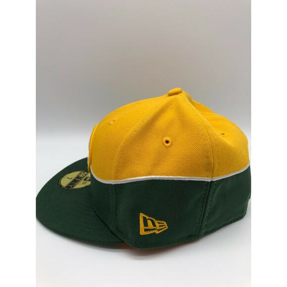Green Bay Packers Embroidered New Era 59Fifty Fitted Hat Cap Draft NFL Size 7 - Picture 4 of 12